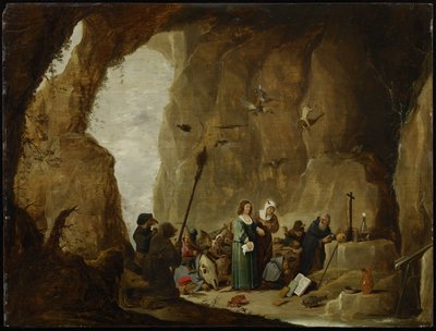 La tentación de San Antonio de David Teniers the Younger